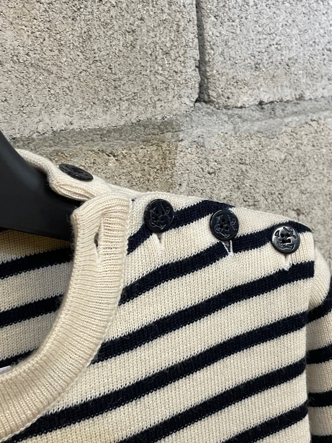 오르치발 버튼 울 니트 상품이미지6