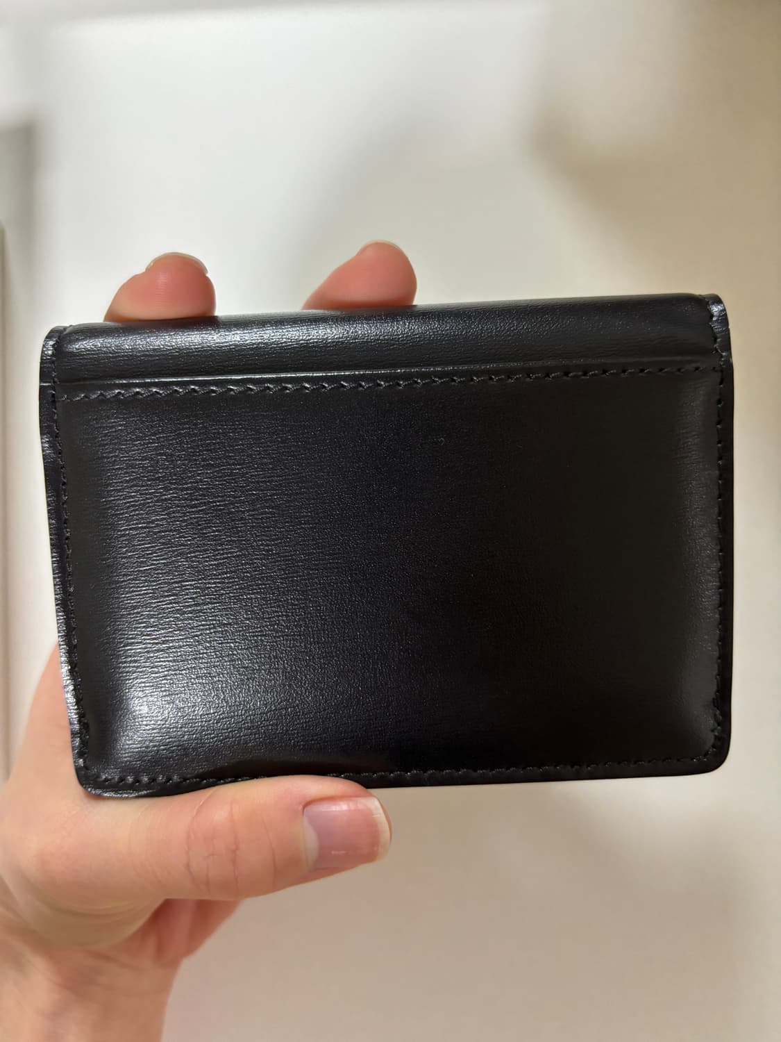 셀린느 트리옹프 플랩 카드지갑 BLACK(풀박) 상품이미지8