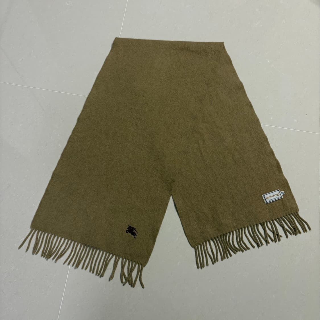 빈티지 버버리 캐시미어 베이지 목도리 머플러 상품이미지7