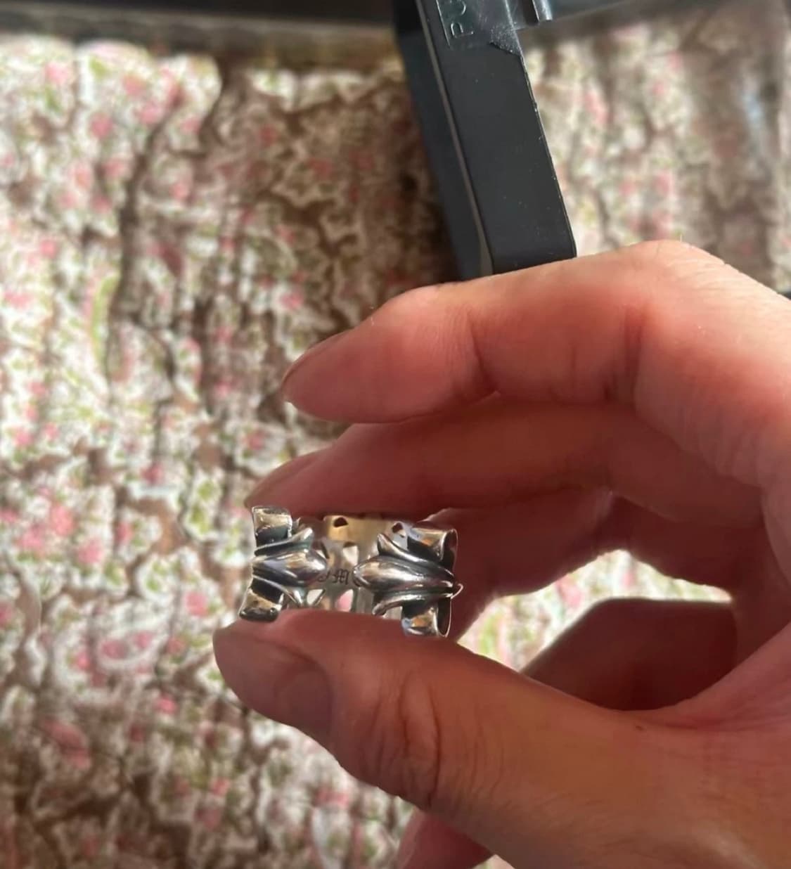 크롬하츠 더블 플로랄링 반지 새상품 us 8 상품이미지2