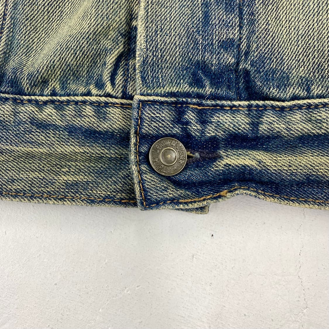 폴로 데님앤서플라이 포켓 워싱 데님 트러커 자켓 (98) 상품이미지7