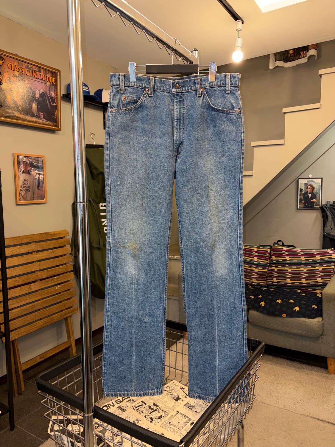 90’s Levi’s 517 USA flare denim pants 상품이미지4
