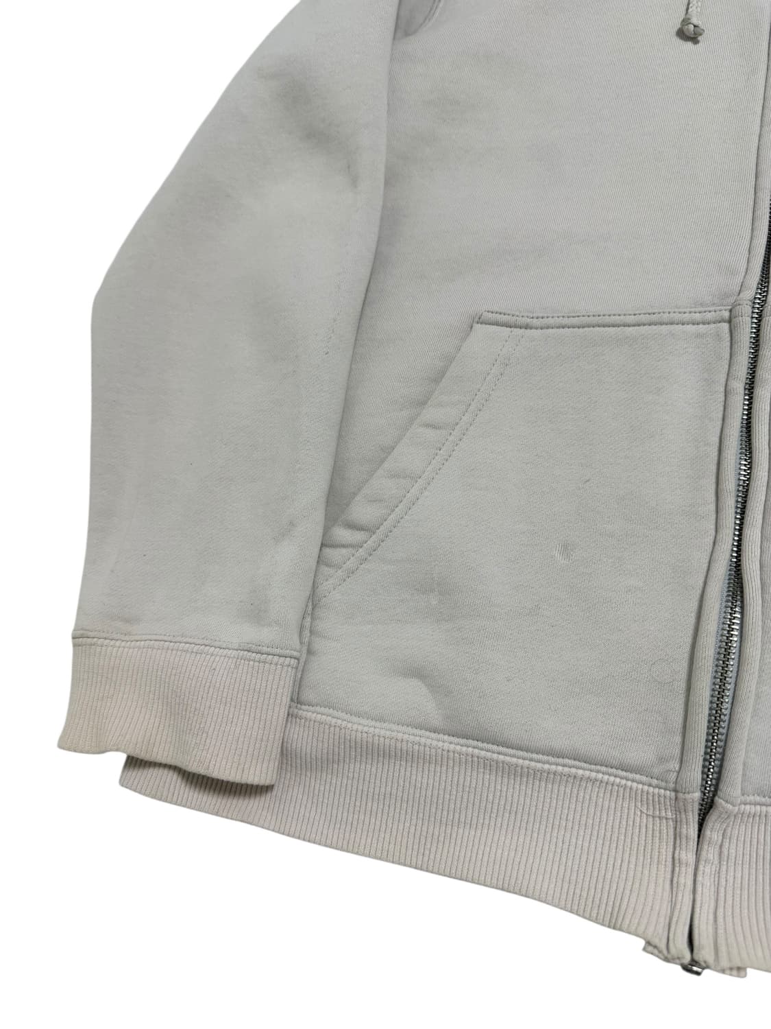 스투시 아이보리 로고 후드집업 상품이미지6