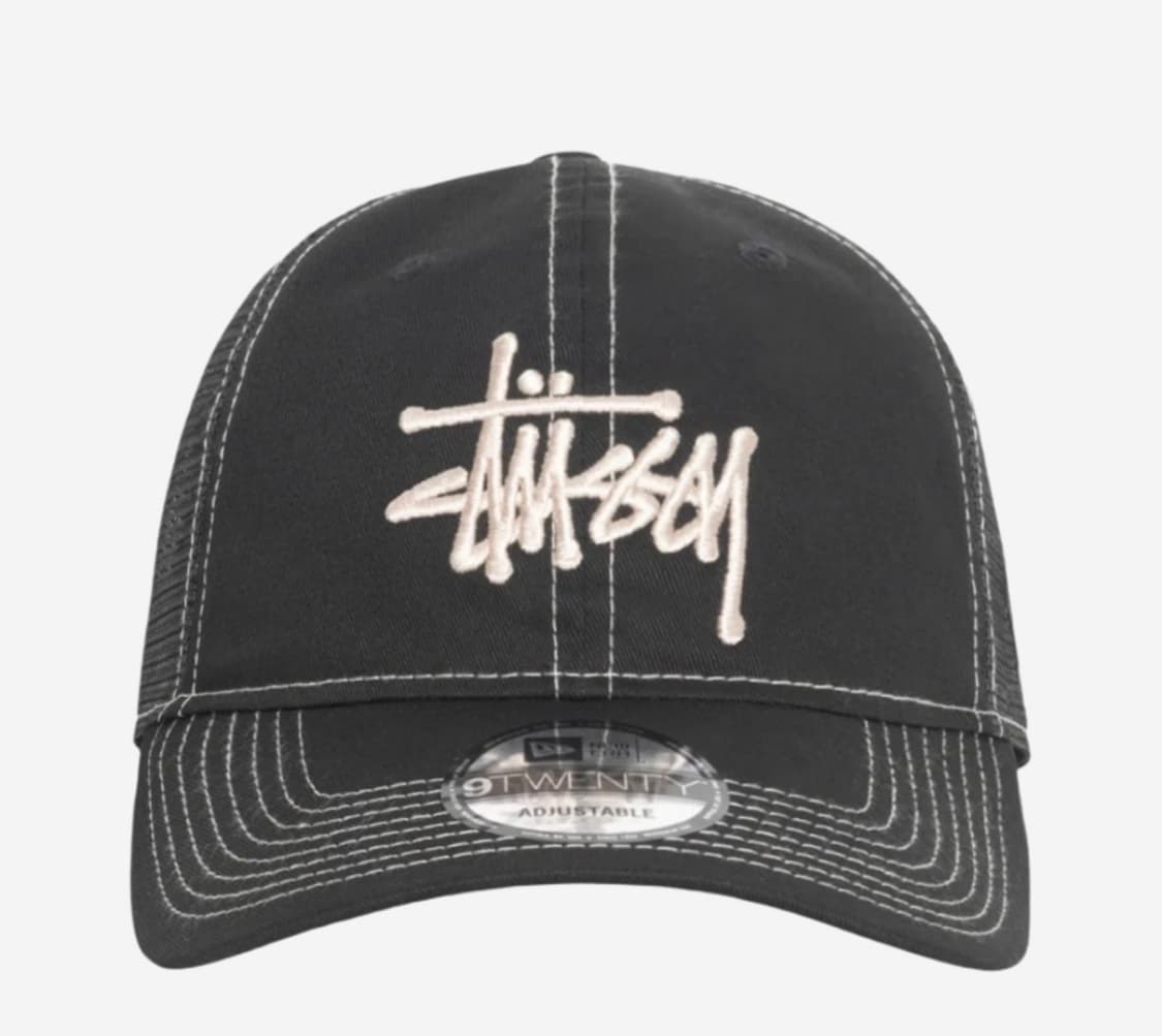 스투시 뉴에라 9Twenty 베이직 트러커 블랙 상품이미지1
