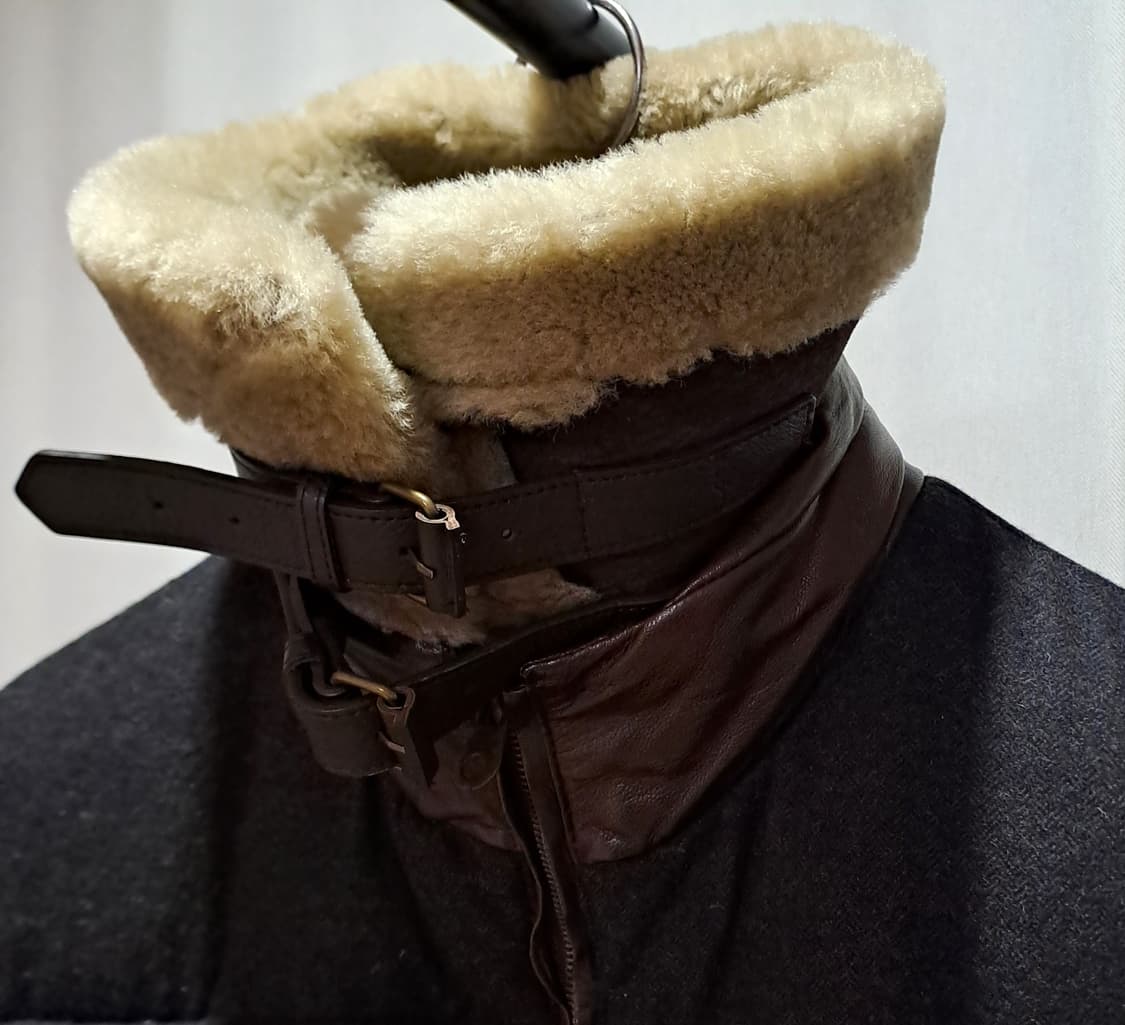 (택포) 시리즈 무스탕 카라 양가죽 다운패딩 105 B173 상품이미지3