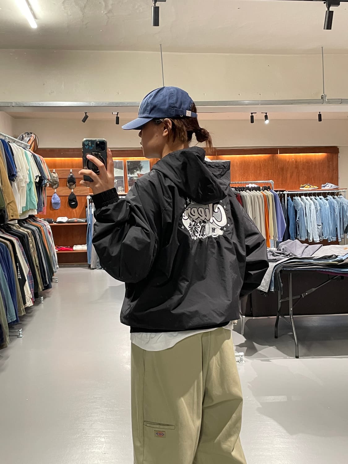 빈티지 나일론 후드 점퍼 자켓 상품이미지4