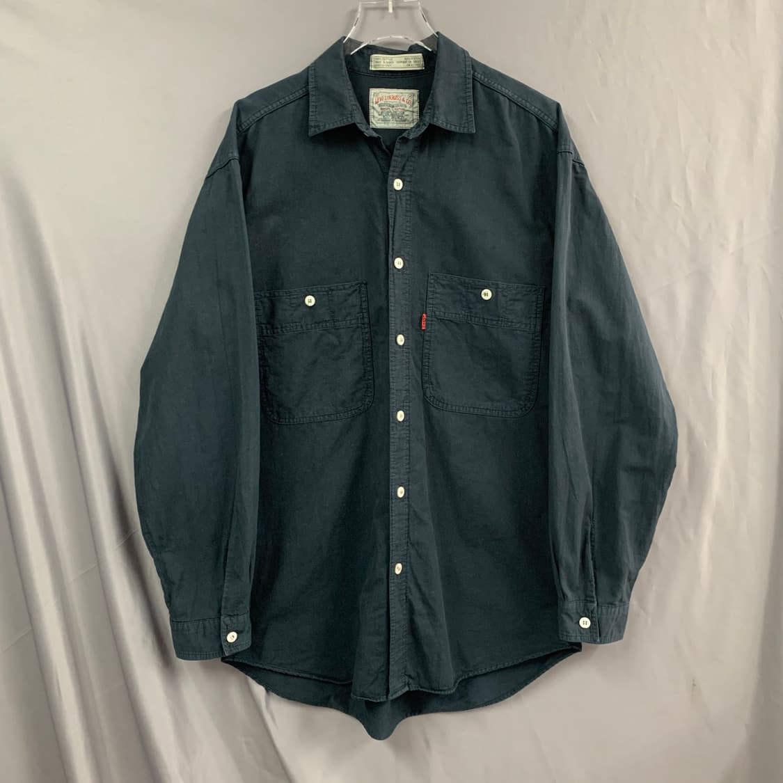 M 리바이스 90s 빈티지 KOREA 더블 포켓 워크 셔츠 상품이미지1