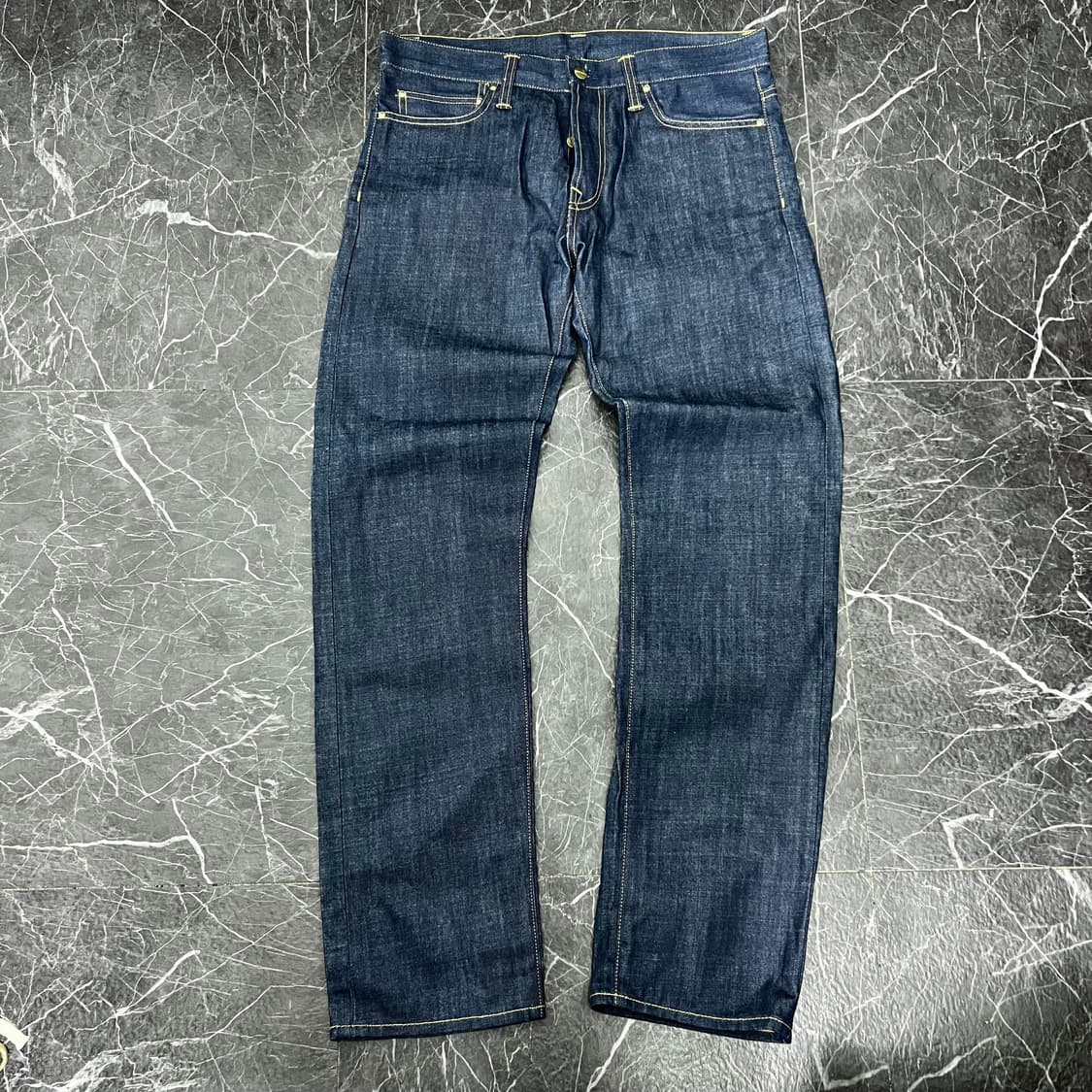 칼하트 WIP 클론다이크 생지 데님 팬츠 상품이미지5