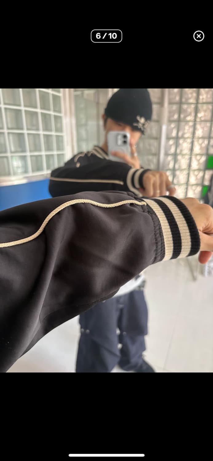 Gu X Undercover SATIN RIBBED BLOUSON 상품이미지5