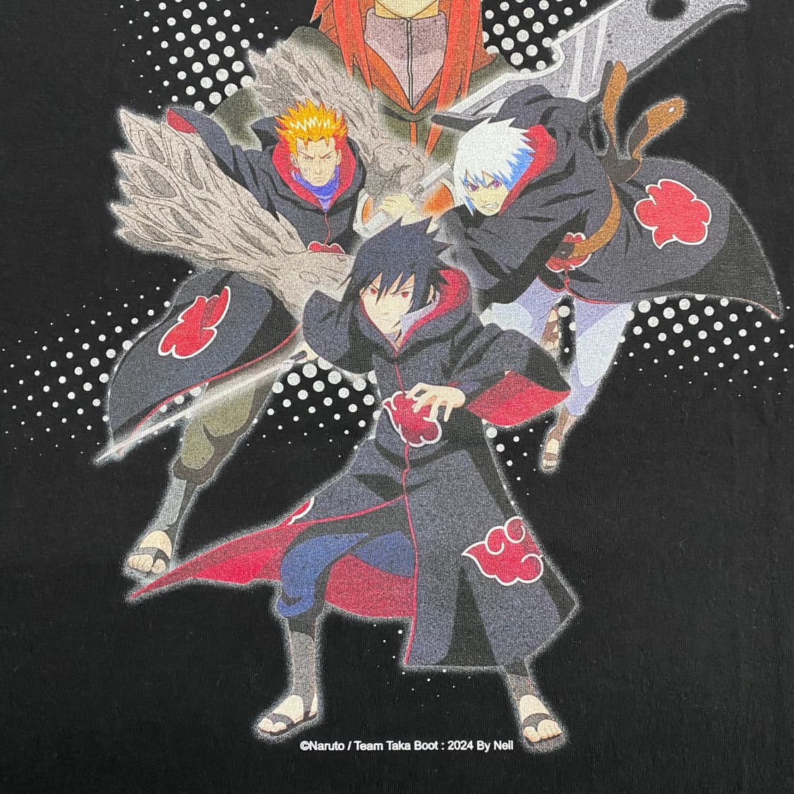 나루토 사스케 부틀렉 애니메이션 티셔츠 상품이미지5