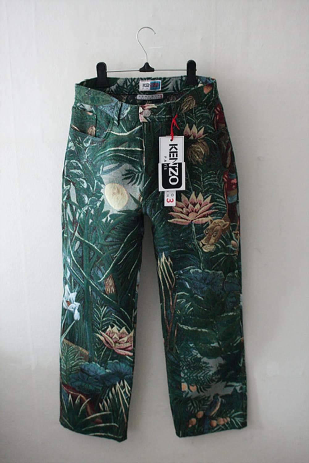 KENZO 겐조 정품 런어웨이 그린 팬츠 새제품 상품이미지10