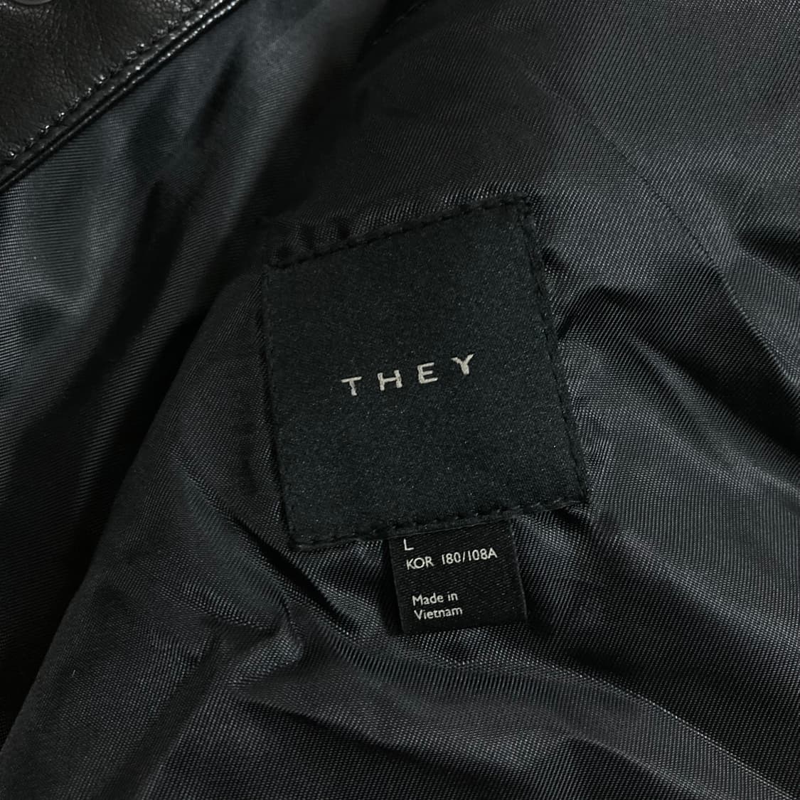 THEY 데이 레더 가죽 자켓 상품이미지3