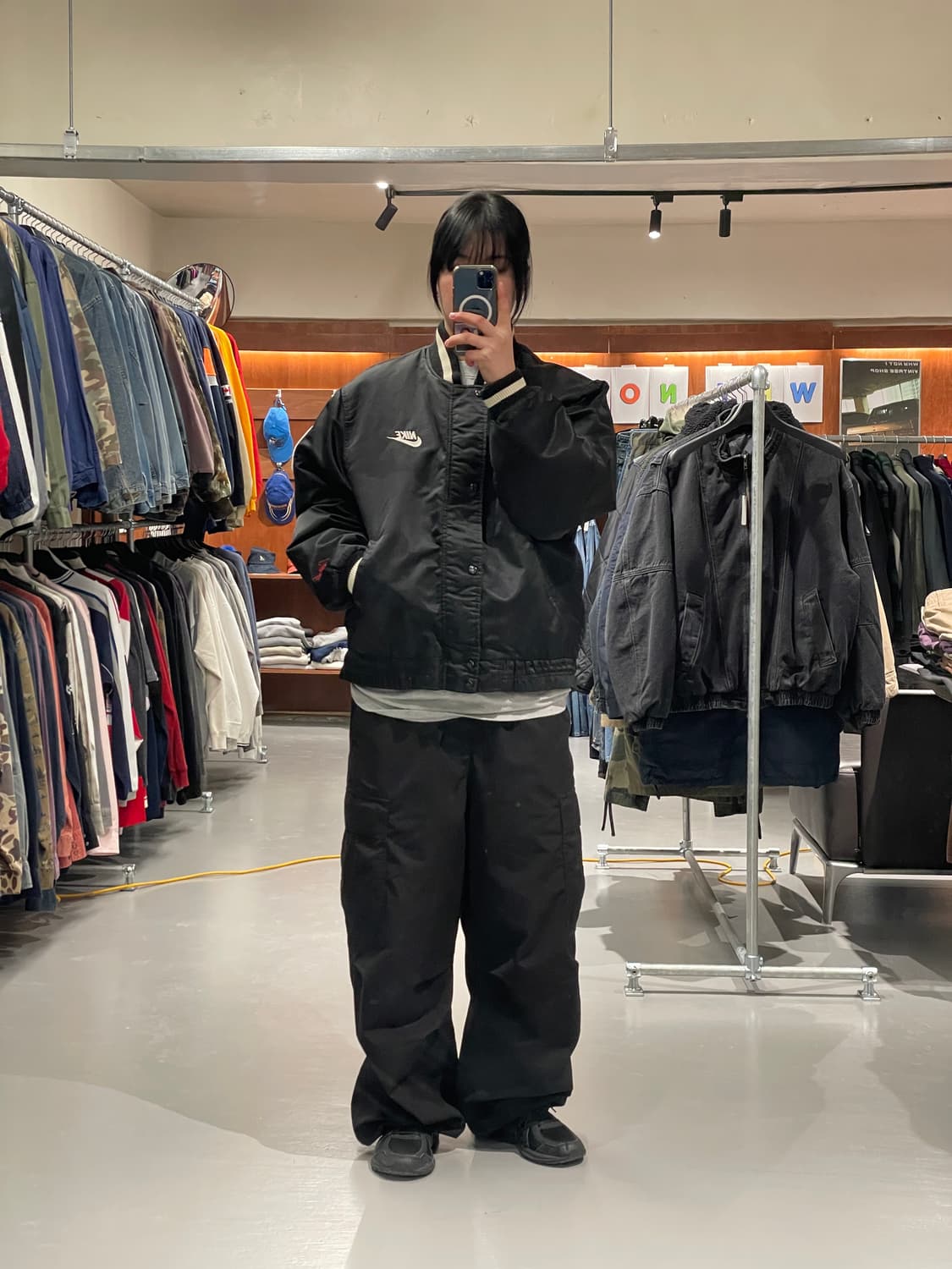 90s 나이키 스포츠 베이스볼 자켓 상품이미지3