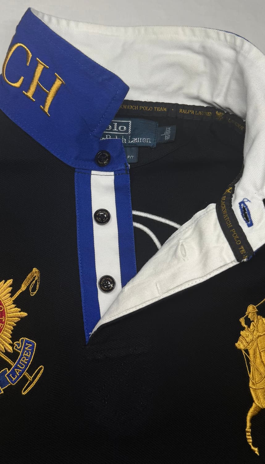 폴로 랄프로렌 빅포니 치프키프 블랙와치 카라티 상품이미지6