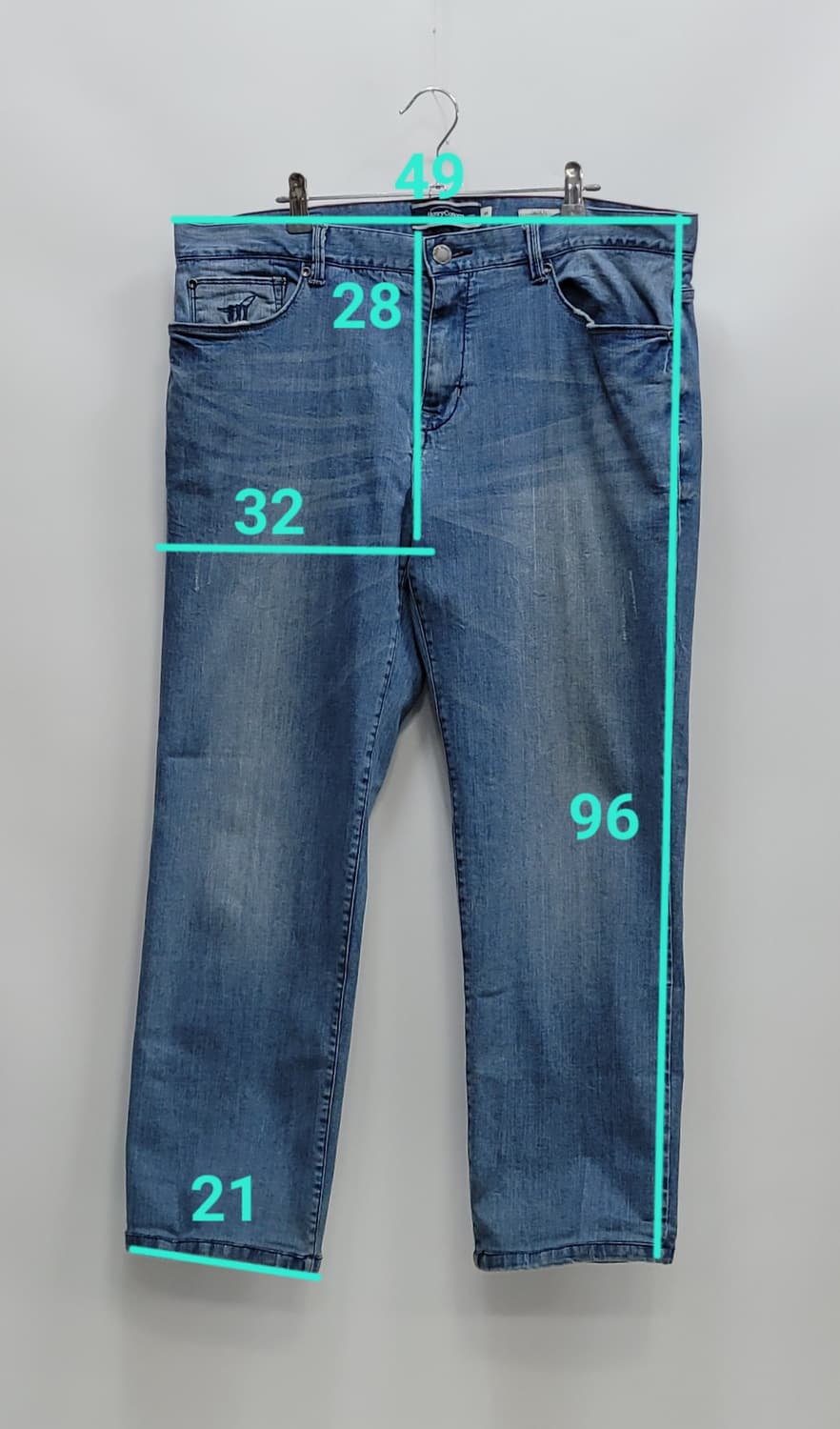 Henry Cottons 헨리코튼 데님 청바지 / 남 94 (37) 연청 상품이미지10