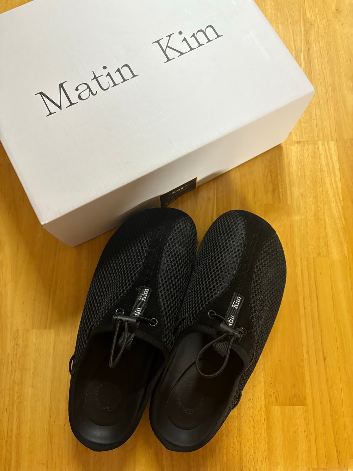 마뗑킴 메쉬라운드 블로퍼 블랙 상품이미지1