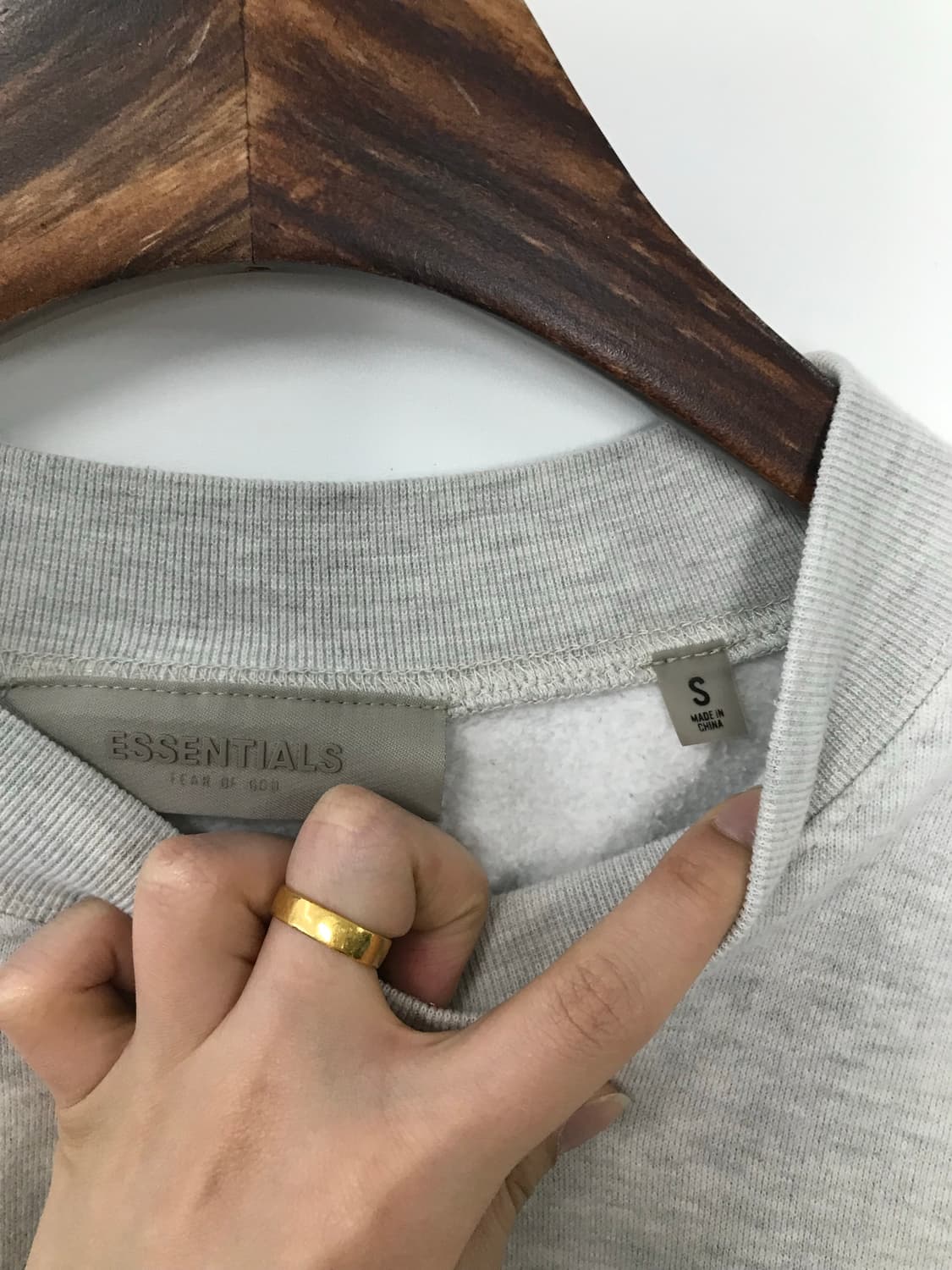 피어오브갓 에센셜 라이트그레이 스웻셔츠 맨투맨 상품이미지9