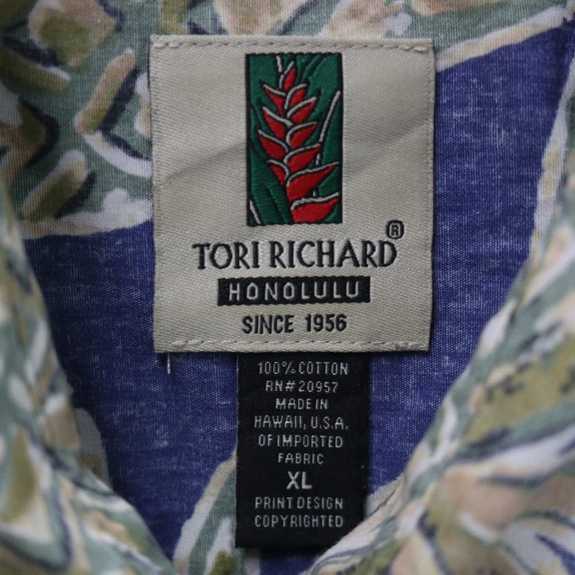 TORI RICHARD 하와이안 셔츠 68160 상품이미지7