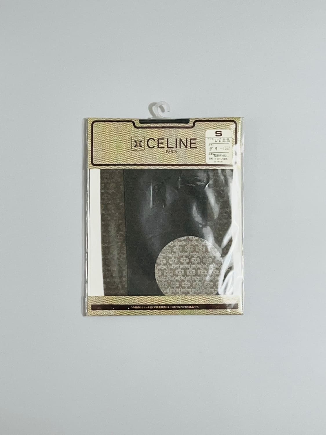 셀린느 그레이 트리오페 패턴 메쉬 스타킹 상품이미지1