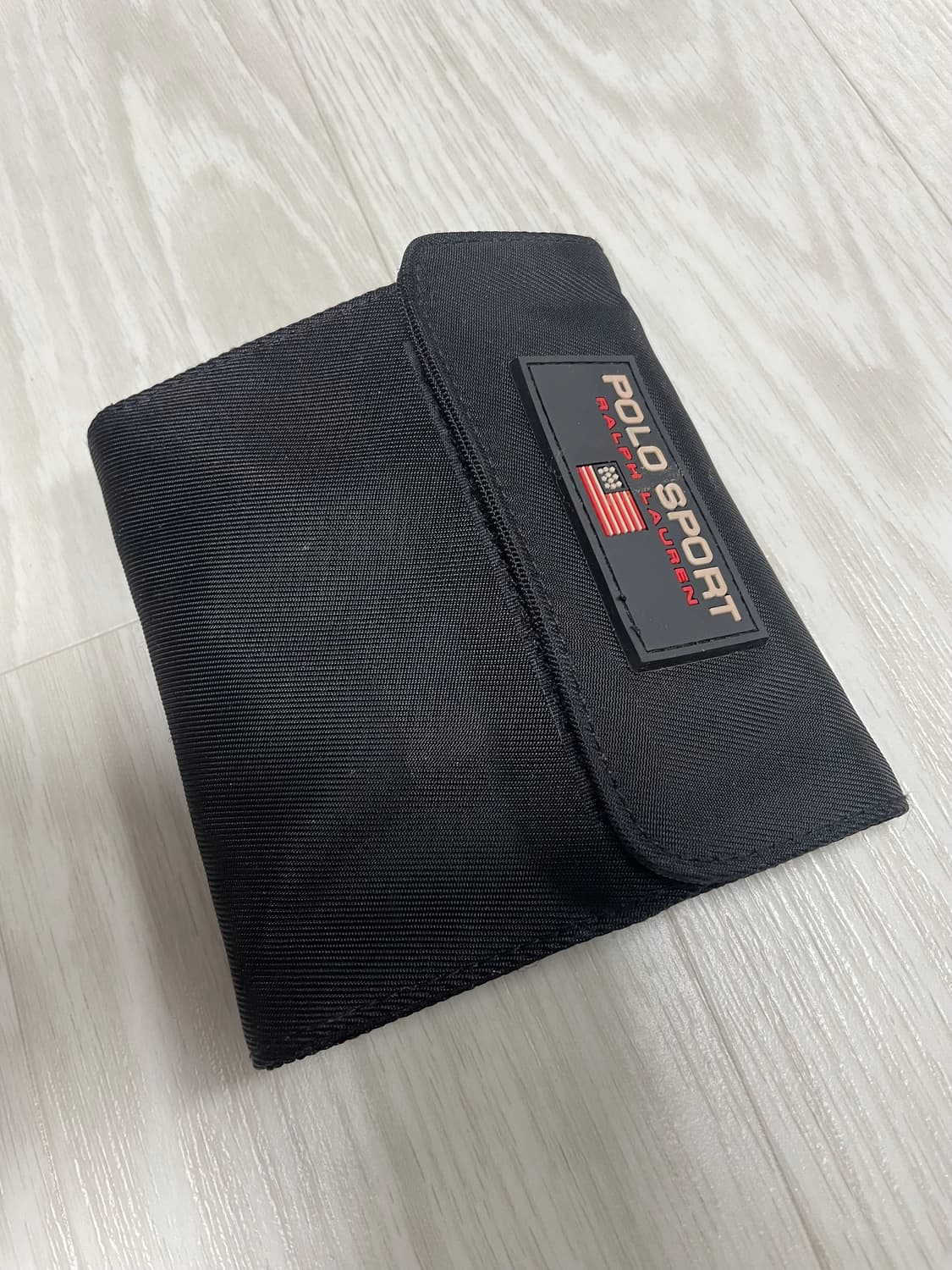 polo sport 폴로스포츠 반지갑 블랙 찍찍이 상품이미지4