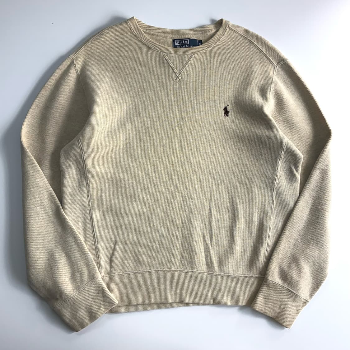 Polo  폴로 랄프로렌 자수 코튼 아이보리 맨투맨  상품이미지1