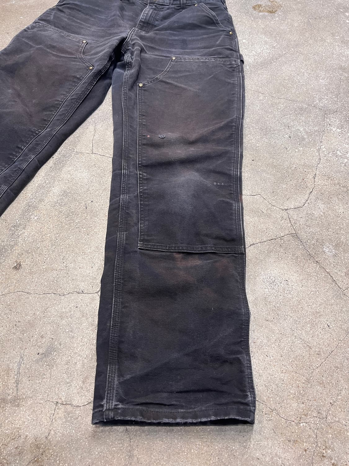 칼하트 B01 BLK 더블니 카펜터 워크팬츠 상품이미지4