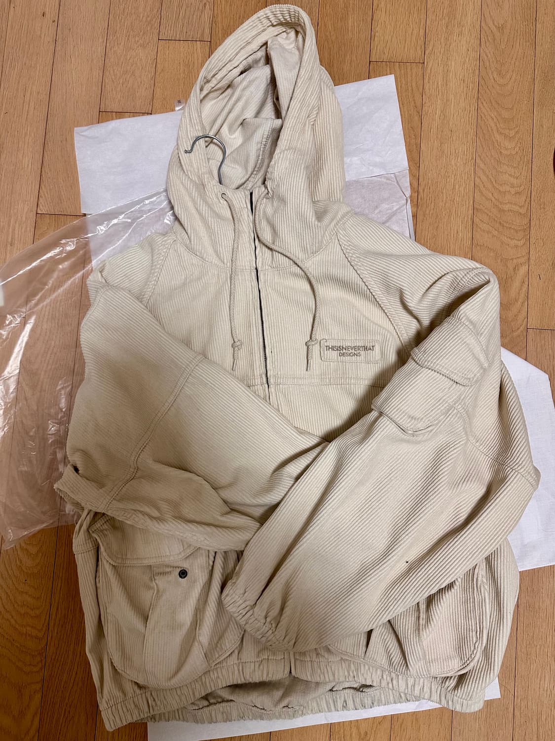 24FW Corduroy Field Jacket Stone S 상품이미지2