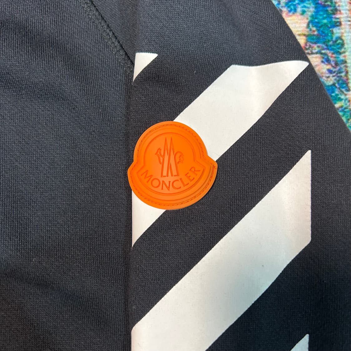 [2XL] ✨유일매물✨오프화이트X몽클레르 17ss 후드집업 상품이미지3