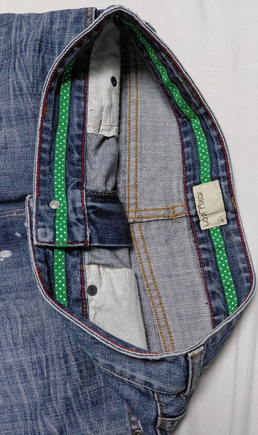 ROXY(록시) 페인트 스플래터 데님 미니스커트 (M사이즈) 상품이미지10