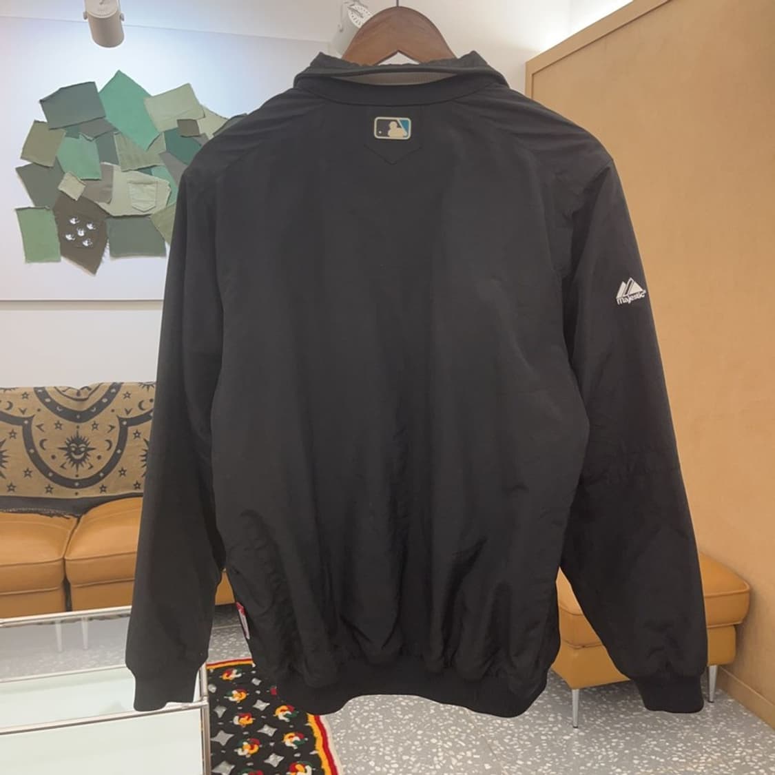 마제스틱 말린스 희귀 약기모 스타디움 바시티자켓 XL C07420 상품이미지4