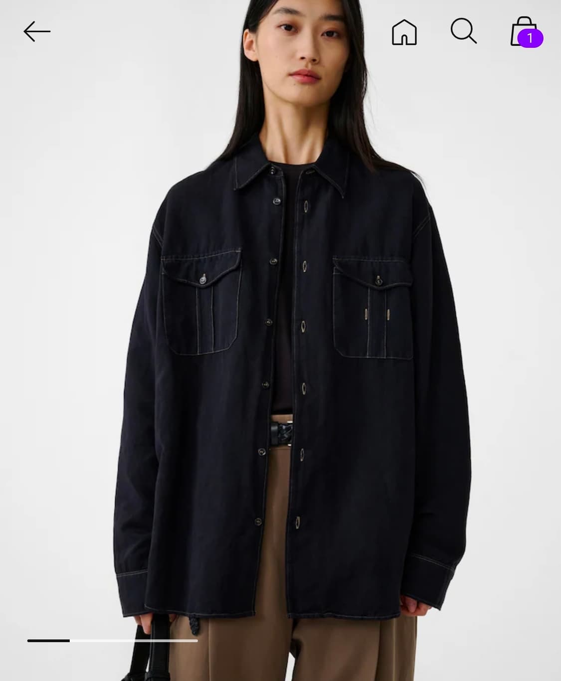 스튜디오니콜슨 Louro 셔츠 (001) 상품이미지2