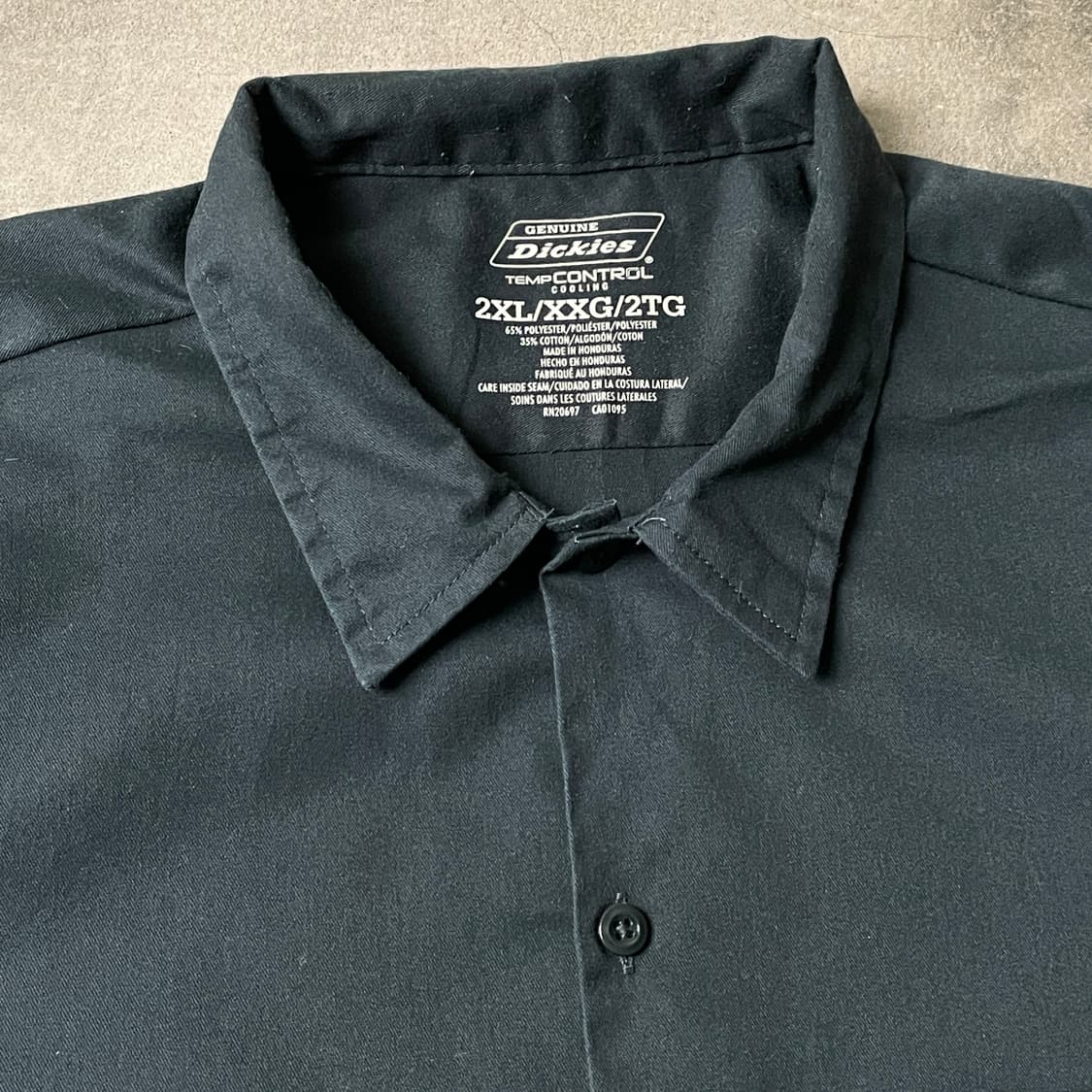 DICKIES 디키즈 빈티지 네이비 플랩포켓 워크 셔츠 A00797 상품이미지2