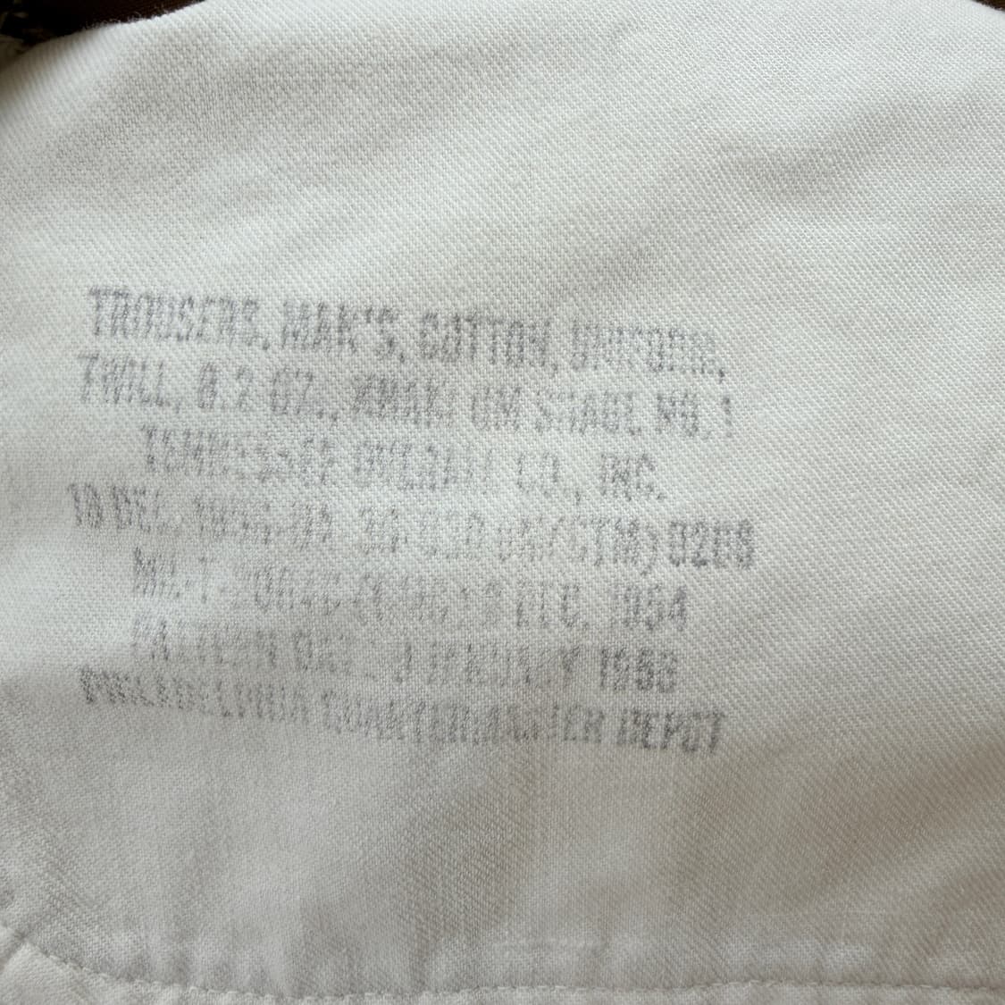 50s 미군 오리지널 오피서 치노팬츠 상품이미지6