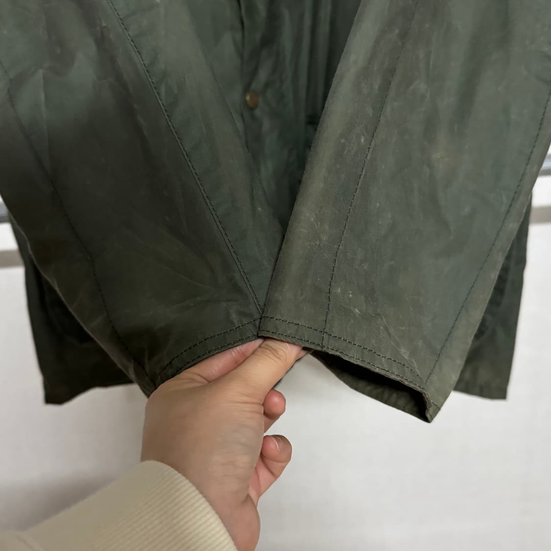 바버 왁스 자켓 올리브 XL 상품이미지6