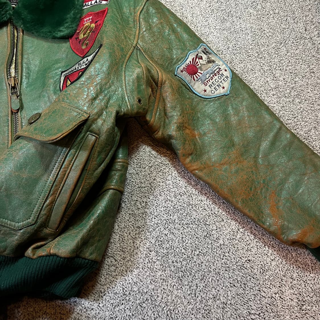 오리지널 탑건 미공군 G-1 리얼가죽 자켓 상품이미지5