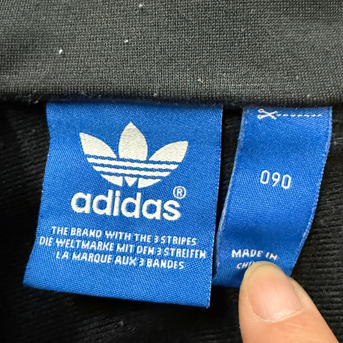 [정품/90] 아디다스 삼선 트랙탑 블랙 져지 b17 상품이미지5