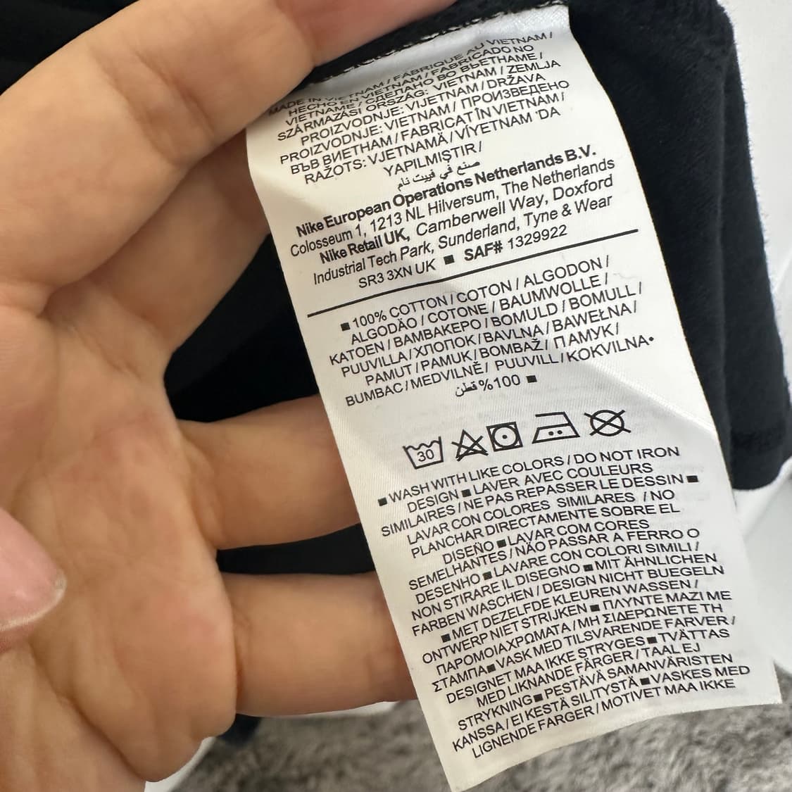   나이키 남자 스판 반팔티 검정 루즈핏 L  OWC 상품이미지7