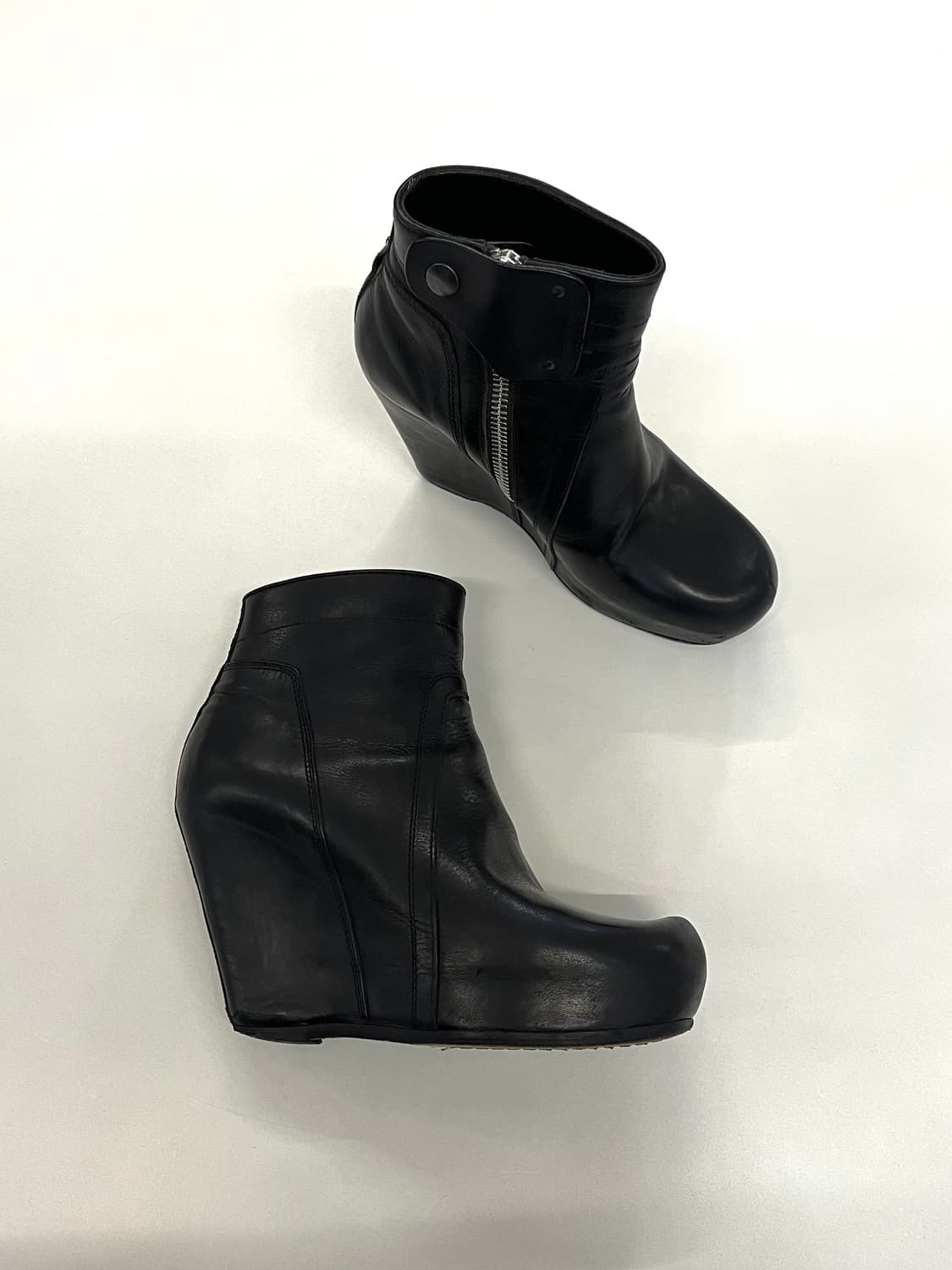 릭오웬스 레더 웨지부츠 상품이미지3