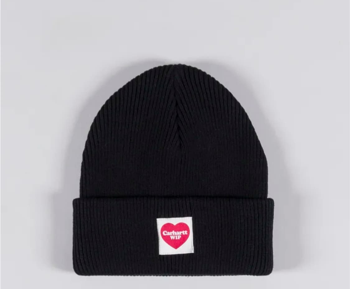 칼하트윕 하트 비니 블랙 상품이미지1