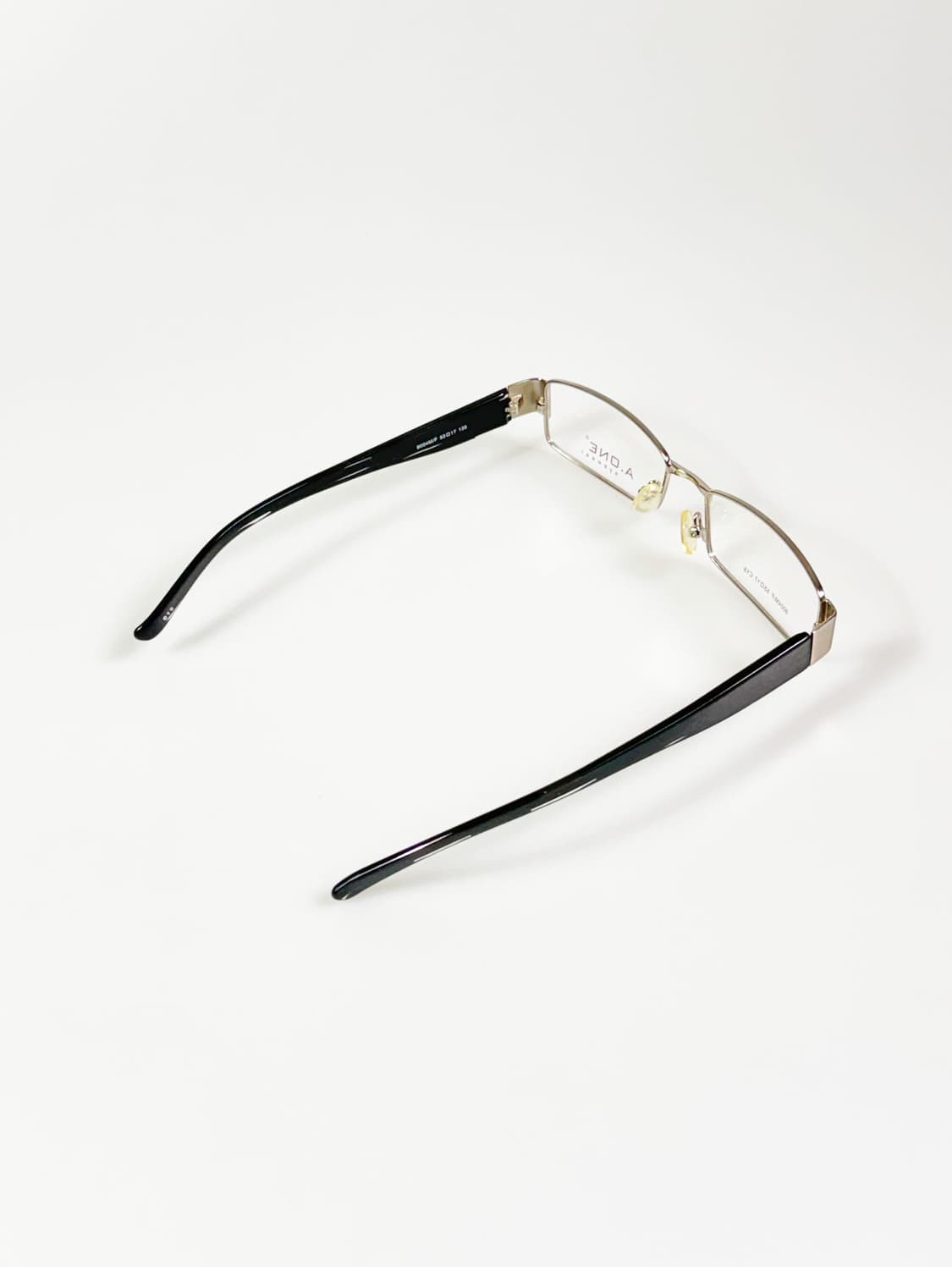 A.ONE 실버메탈 슬림 스퀘어 프레임 빈티지 안경 상품이미지4