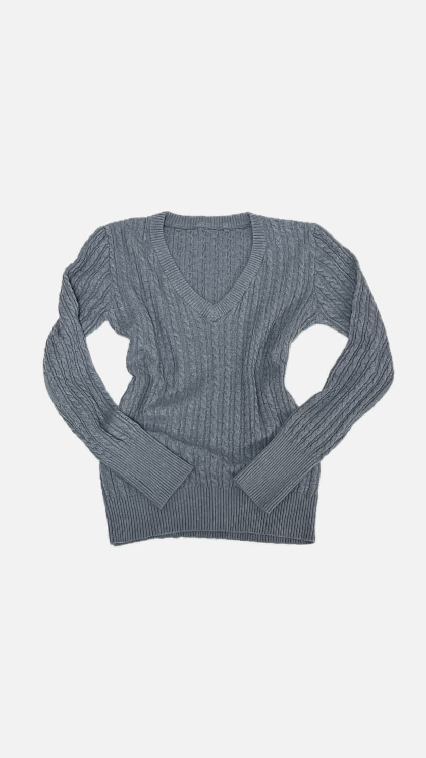 브랜디멜빌 그레이블루 스키니 니트 brandy melville 상품이미지1