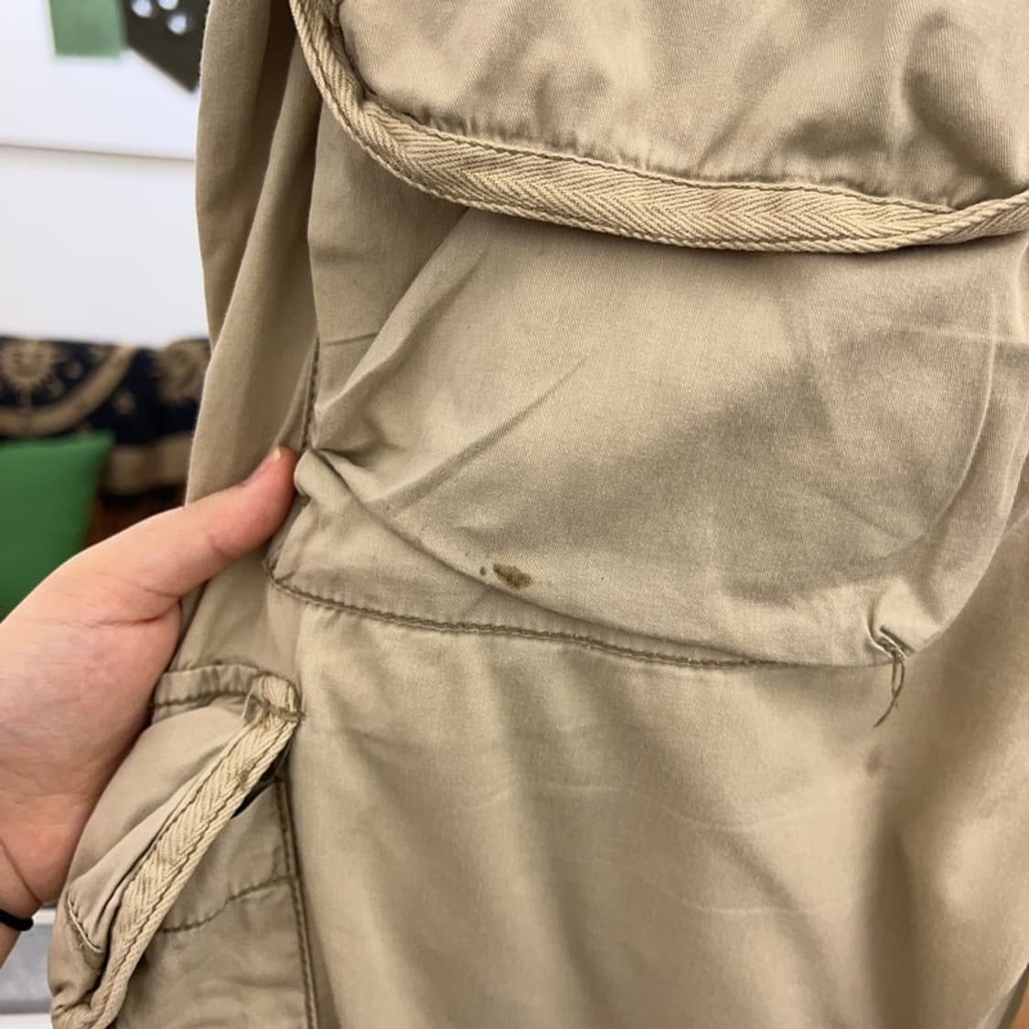 빈티지 멀티포켓 카고팬츠 반바지 35인치 C04725  상품이미지5