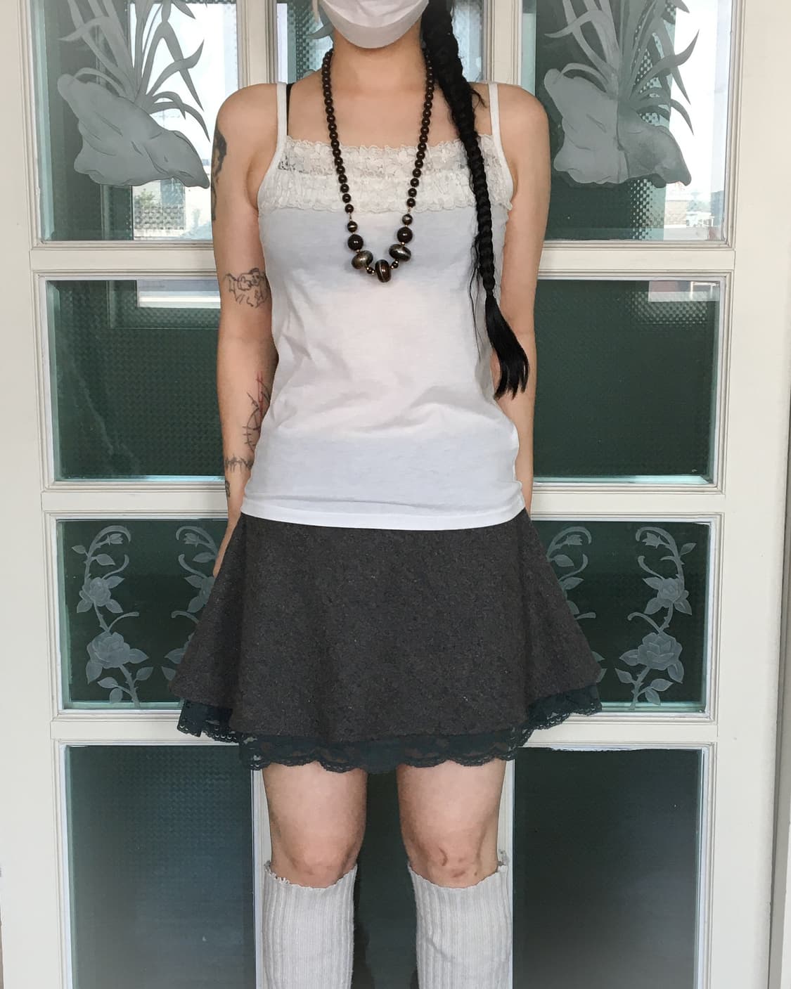 Lace point sleeveless 상품이미지1