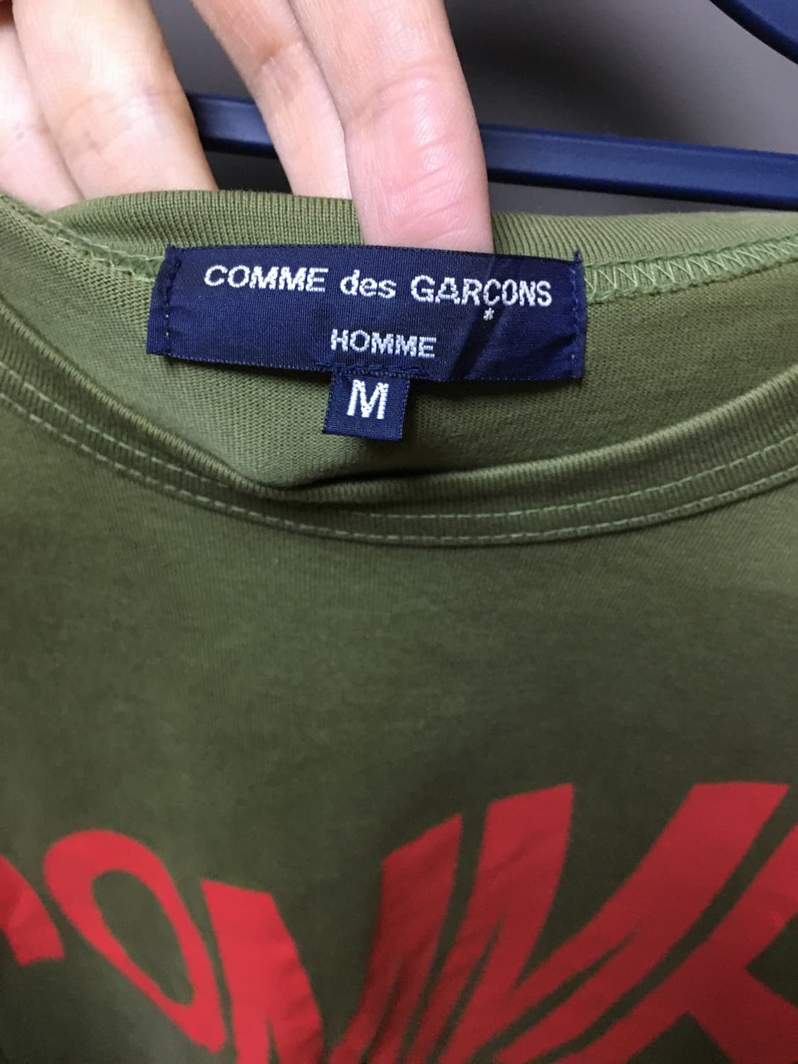 꼼데 옴므 프린팅 반팔 상품이미지3