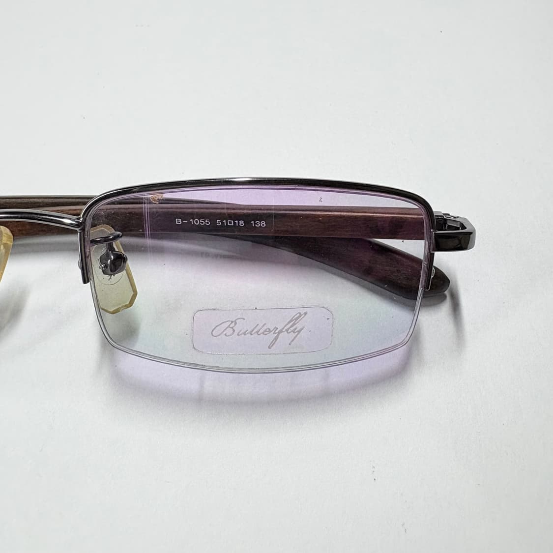 빈티지 안경 [버터플라이(Butterfly) 샤프 하프림] 상품이미지2