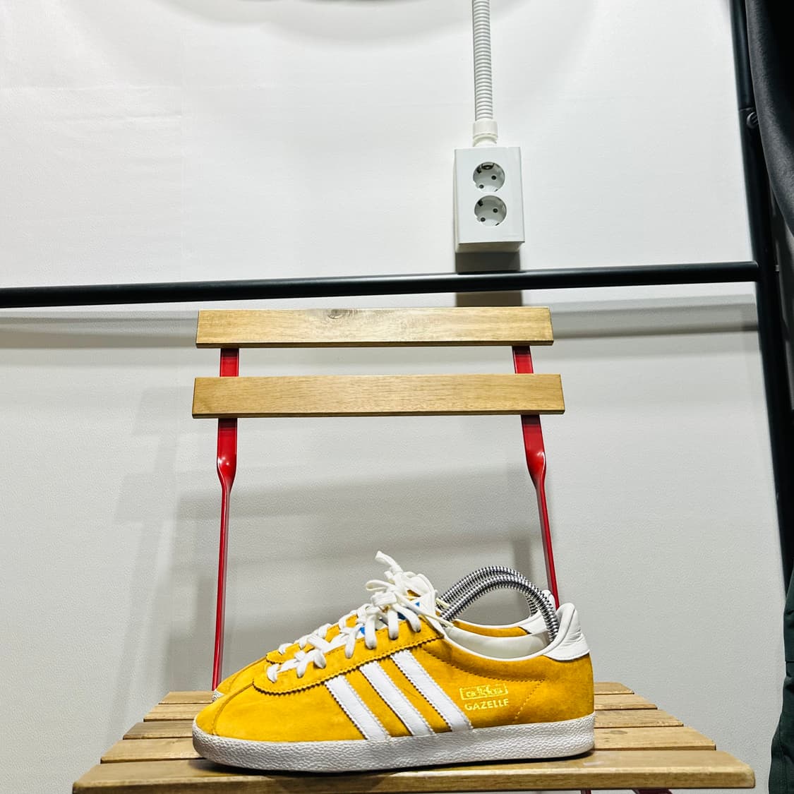 225) 아디다스 운동화 여성 여자 신발 가젤 옐로우 스웨이드 상품이미지3