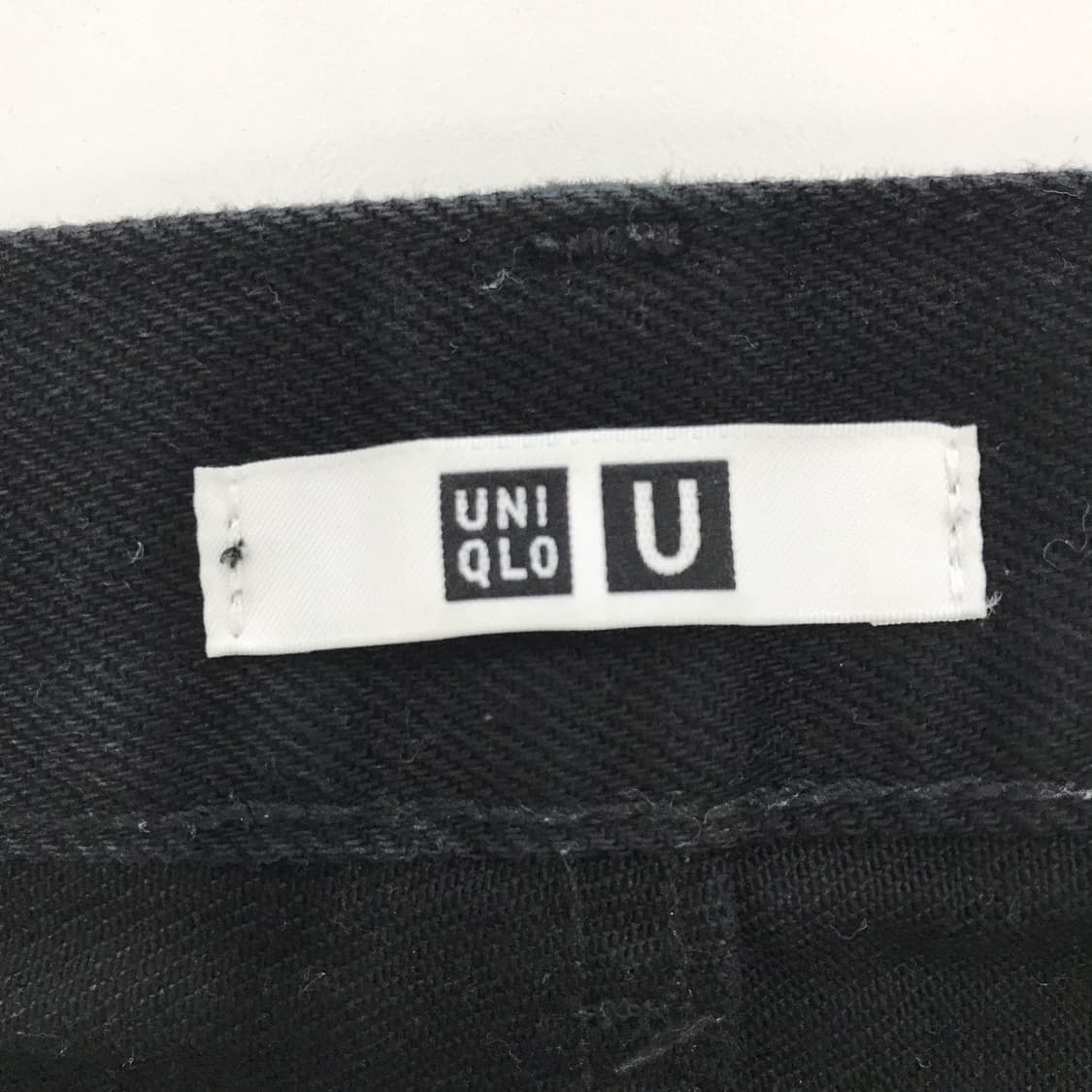 유니클로U 레귤러핏 블랙진 [34인치] 상품이미지4