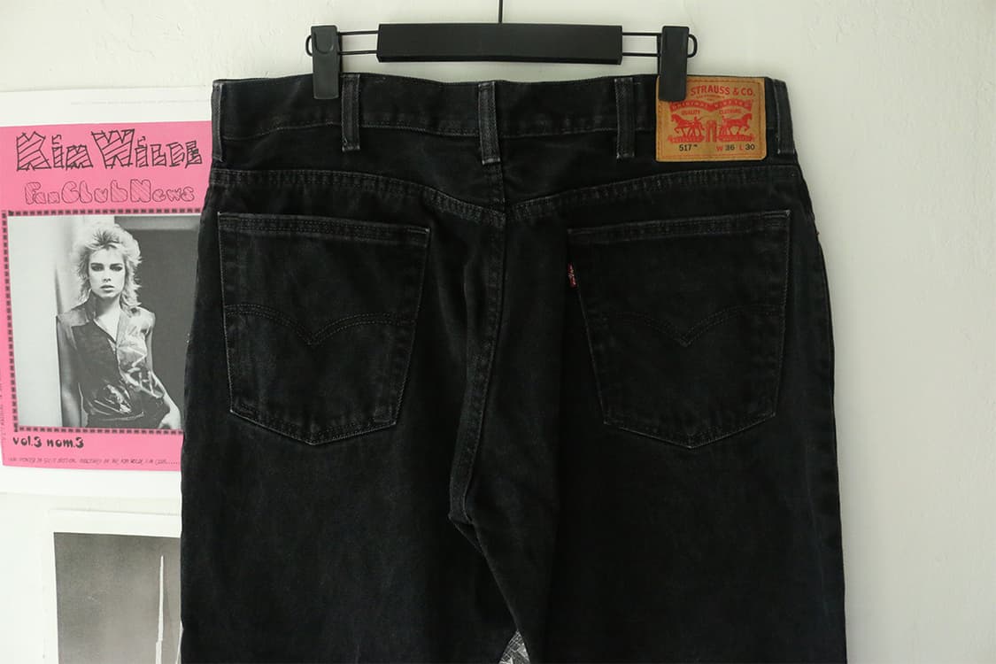 리바이스 517 블랙 부츠컷 팬츠 상품이미지5