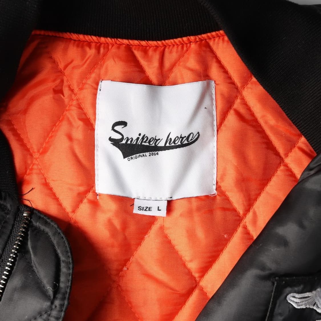 스나이퍼 히어로 럭키데빌 자수 항공점퍼 MA1 L 상품이미지6