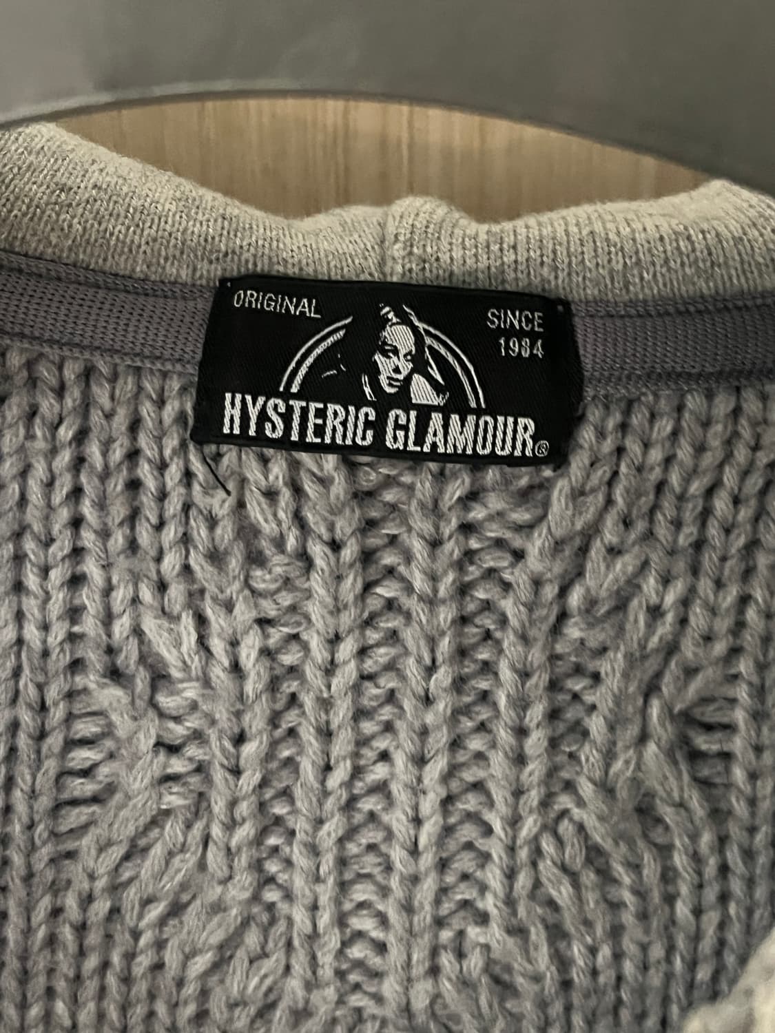 히스테릭 글래머 스웨터 도킹 후디 후드집업 상품이미지4